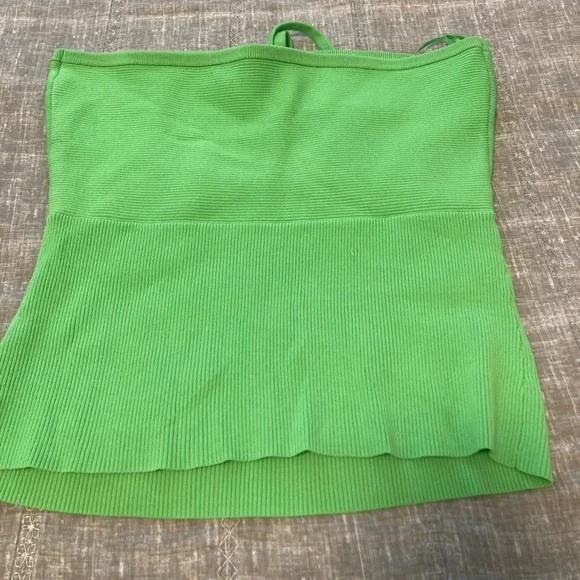 ALC Tank Top lime green single strap size XL - Picture 2 of 3